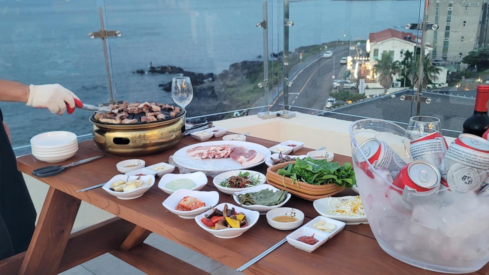 Вілла Jeju Ocean Vill Екстер'єр фото