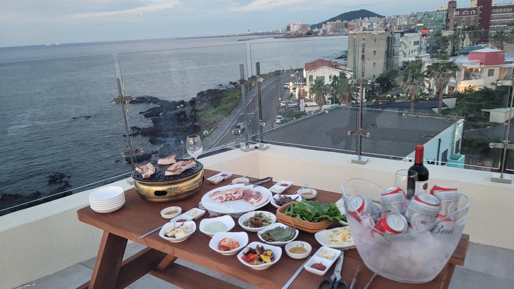 Вілла Jeju Ocean Vill Екстер'єр фото